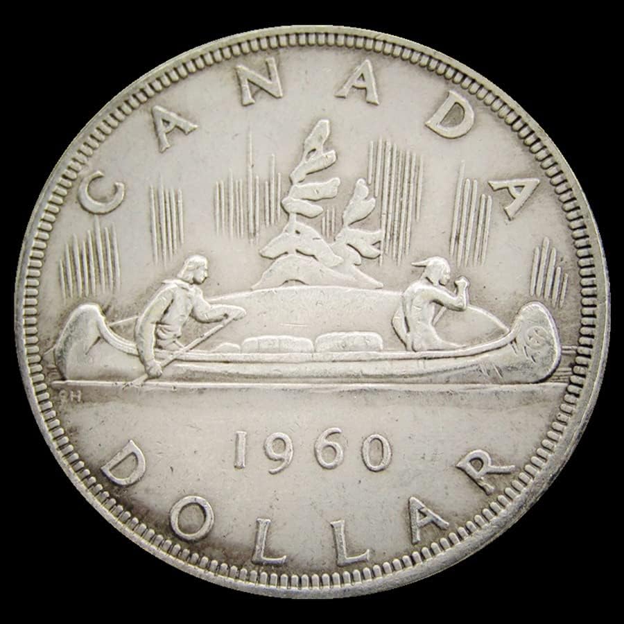 10 Странска Репродукција Комеморативни Монети Од Канадски Долари 1953-1966