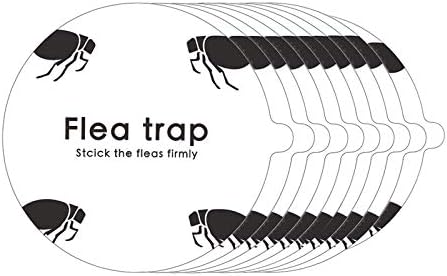 Fele Trap Refills 10 пакувања, Подложни за замена на таблата за лепак за лепак за леб, нетоксични, 7,1 инчи, природните дискови за лепак, полнење