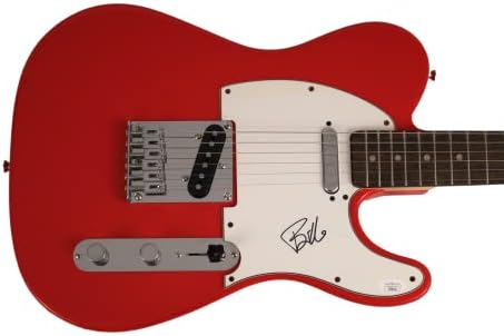 Били oeо Армстонг потпиша автограм со целосна големина Fender RCR Telecaster Electric Guitar W/ James Spence JSA Автентикација - фронтмен на Грендеј, 39/ мазна, Керпланк, американски идиот, Док