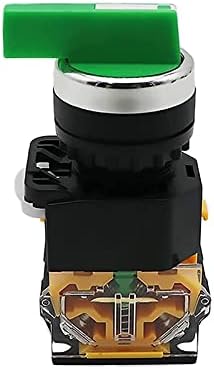 CEKGDB 22mm селектор на копчето Ротари прекинувач за заклучување на моменталното 2NO 1NO1NC 2 3 Позиција DPST 10A 400V прекинувач за напојување