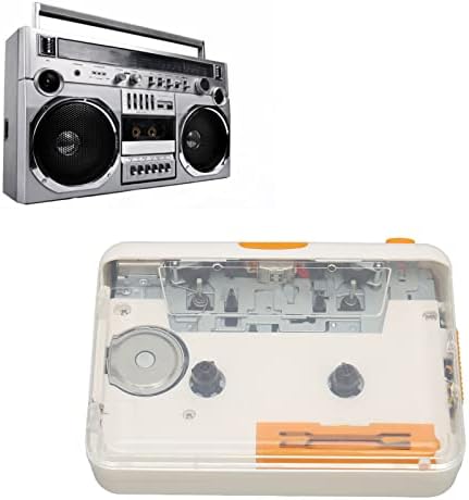Player Cassette Cassette, Portable Tape Player ја доловува MP3 аудио музиката преку USB компатибилен со Windows 2000 XP Vista 7 8 Претворете