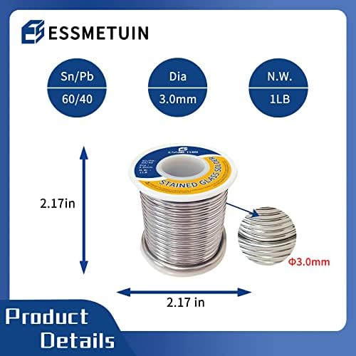 Essmetuin 60/40 лемење за ламење со витра