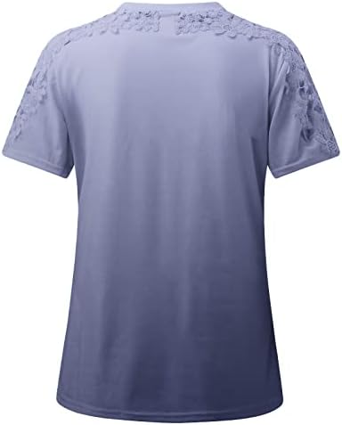 Женски маички лабави се вклопуваат блуза со краток ракав Туника, облечени обични боемски маици со преголеми врвови