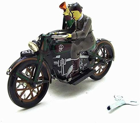 MS804 Моторцикл Ретро тема Новинарски украс Новинари за подароци Тин играчки за ветровито играчка за возрасни колекција играчка домашна декорација