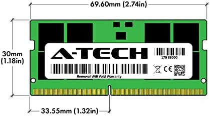 A-Tech 32 GB комплет RAM меморија за Lenovo ThinkPad P1 Gen 5 лаптоп | DDR5 4800MHz PC5-38400 SODIMM 1.1V 262-PIN Не-ECC SO-DIMM меморија надградба