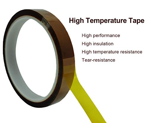 Тапего со висока температура отпорна на лента за пренесување на топлина Висока лента за температура за маскирање на електроника, полиимид