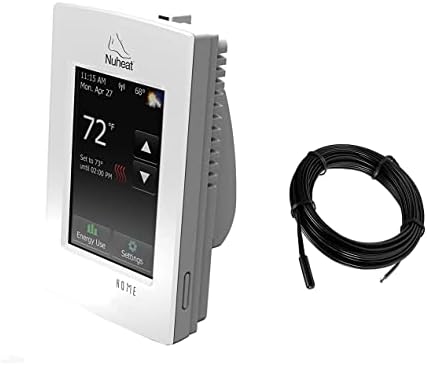 NUHEAT AC0056 HOME Програмибилни зрачни загреани подови 120V/ 240V Термостат на екранот на допир со дополнителен сензор за температура на подот OJ електроника