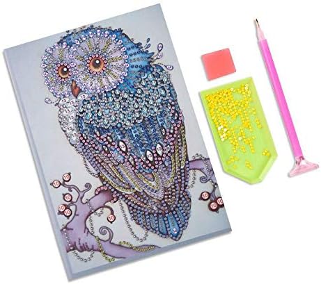 Boho Town 5d DIY дијамантски сликарски насловна тетратка дневник за пишување дијамантски сликарски скици и подарок за празници за планер