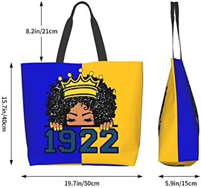 Сигма Гама Рохо торба торба за чанти за чанти за шопинг патнички шопинг цврста модна смисла