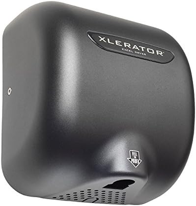 Excel Рачен Фен XLERATOR XL - GR-Еко Автоматски, Површински Монтиран, Леано Покритие, Текстура Графит Епоксидна Боја, 110-120 Волти Стандардна