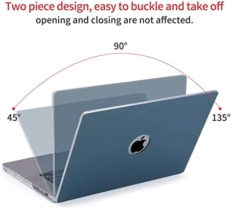 Случај ДУЛИНЕДО Компатибилен Со Macbook Pro 16.2 Инчен A2485 M1 - Премиум Pu Кожа И Пластична Тврда Обвивка Одговара На Куќиштето За Лаптоп