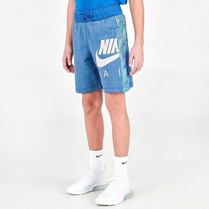 Спортска облека ер француски тери шорцеви момчиња големина x-големи боја темна марина сина
