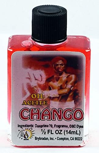 1 парче Брајбрадан Чанго духовно масло Chango Aceite Espiritual -1/2 fl Oz 14,7ml