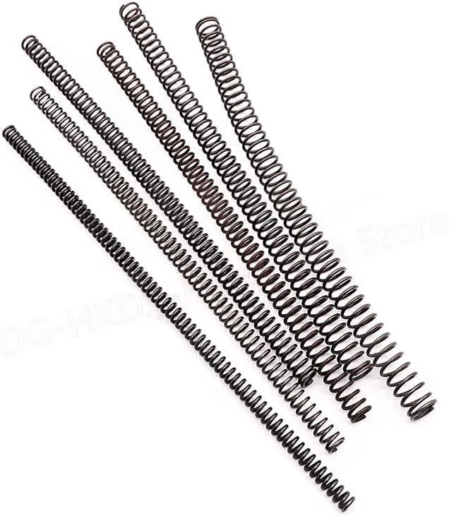 Wireица DIA 1.5 1,6 1,8 2mm 65manganese челик компресија пролет OD 8-28mm y тип долга должина на пролет 305мм
