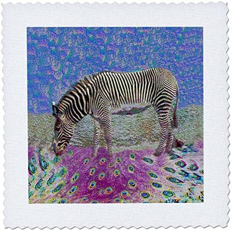 3дроза луда фото манипулација со зебра во Сон-Ватенка Квадрати