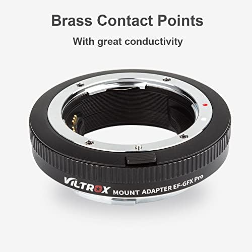 Xixian EF-GFX PRO Auto Focus Lens Lens Mount Adapter Ring Anti-Shake Exif Type Type-Cutgrade upprade for EF/EF-S леќи на Fuji