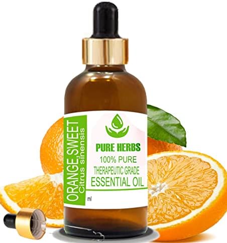 Чисти билки портокалова, слатка чиста и природна терапеаутична оценка есенцијално масло со капнување 30 ml