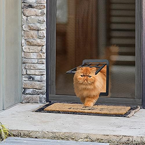 Ја Зема Вратата На Мачката, Внатрешната Врата На Мачката За Мачки до 30 Килограми, Вратата На Екранот За Миленичиња Со Магнетна Размавта,