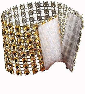 Домашни столици на Елина, Банкет Банкет Банкет свадба роденденска забава Декор пластични рингини на салфетка прстени, злато, 25 парче