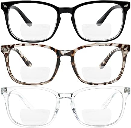 Бифокално читање очила за жени правоаголник Мултифокални читатели на модни модни очила за очила