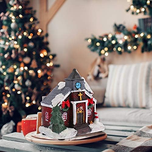 Johохофуни Божиќен декор Божиќ Осветлен ѓумбир од ѓумбир од ѓумбир од ѓумбир од ѓумбир од ѓумбир, украсен украс за украси куќи