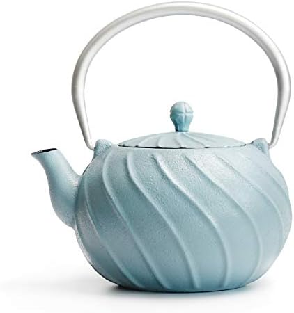 Чај котел, јапонски чајник од топтиер со леано железо со инфузер од не'рѓосувачки челик, котел од леано железо, шпорет, безбеден, чајник