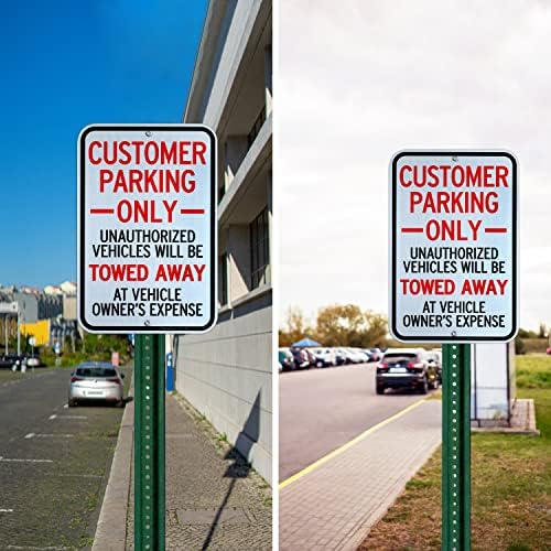 Само знак за паркирање на клиентите на Фаито, неовластените возила ќе бидат одвлечени во знакот на штета на сопственикот на возилото,
