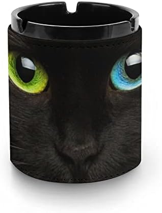 Црни мачки бои очи кожа пепелска преносна тркалезна цигара од пепел