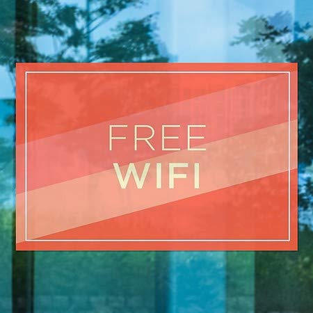 CGSignLab | Слободен WiFi-Модерна Дијагонала Прицврстување На Прозорецот | 36 x24