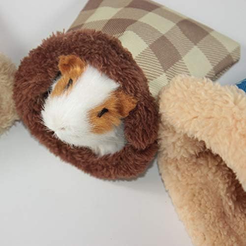Аласум руно торба за спиење ХАМСТЕР топла вреќа за спиење- креативно милениче топла вреќа, универзална мала животно топла вреќа