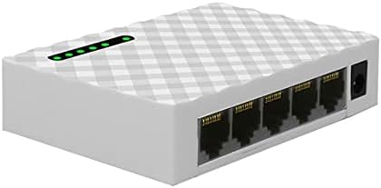Конектори 5 Порта Gigabit Switch 10/100/1000Mbps RJ45 LAN Ethernet Брза работна површина за префрлување на мрежата за префрлување со адаптер
