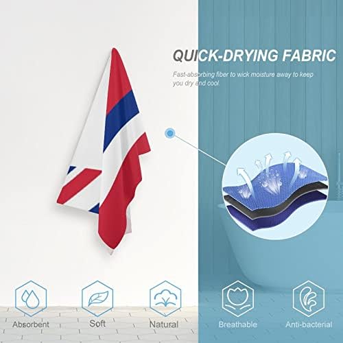 Знамето на Хаваи Брзо суви крпи за миење садови високо апсорбирани крпи на лицето за лице за рачни крпи за бања бања хотел