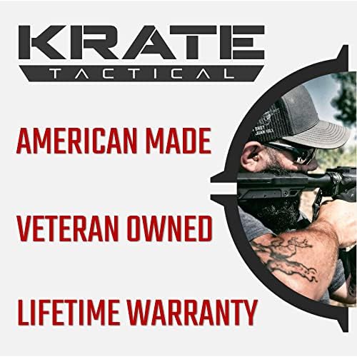 Krate Tactical Elephant T -Post Target Target Hanger со 3/8 AR500 челични цели за снимање - направени во САД - Лесно склопување - изградено