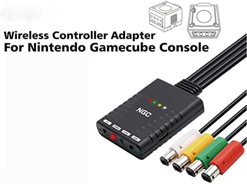Адаптер за контролер За Прекинувач, Адаптер За Безжичен Контролер ЗА GC Конвертор, 0 Латентност, Копче За Мултифункционално Ресетирање, ЗА PS5 ЗА PS4 За Xbox