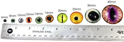 Маслиново зелено човечко стакло очи на жици игла за игла за игла, правење материјали и други занаети
