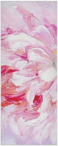 Augensether јога ќебе со розово-бело-бело-пено-цветни јога пешкир јога мат пешкир