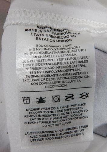 Климсон Тигерс 9 игра користена бела маичка Име Плоча Rem 38 558 - Користена игра на колеџ