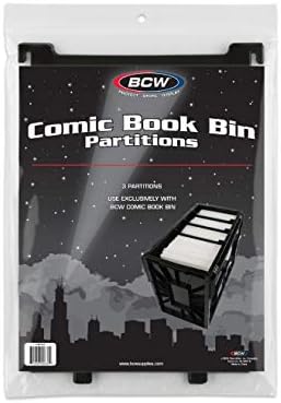 Партиции за кратки стрипови на BCW - црно