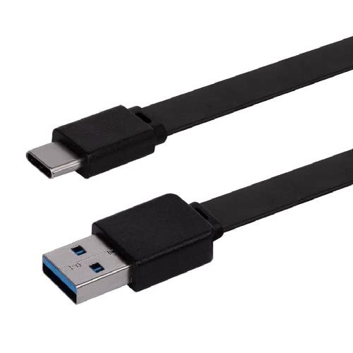 Синергија дигитална камера USB кабел, компатибилен со дигитална камера без огледала на Panasonic Lumix S1R, 3 ft. Type-C до USB-A Black