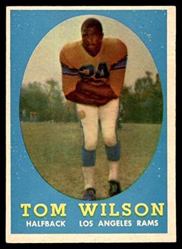 1958 Топпс # 67 Том Вилсон Лос Анџелес Рамс екс овенија