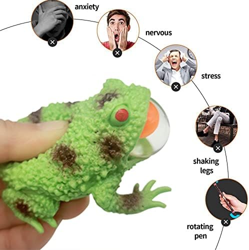 Исцедете ги играчките фидгетски топки со жаби 3 компјутери Squishies сензорна игра за фаворити за роденденски подароци забава возрасни