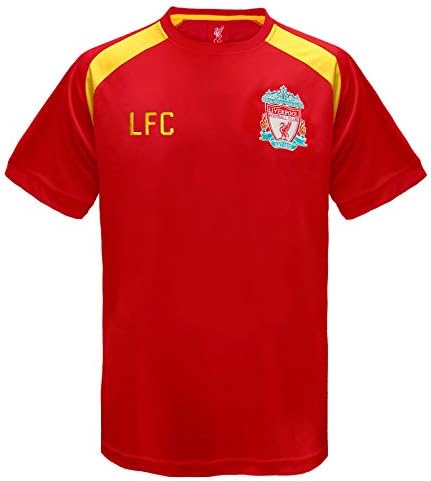 Официјален фудбалски клуб во Ливерпул Официјален фудбалски подарок за момчиња Поли тренинг комплет маица