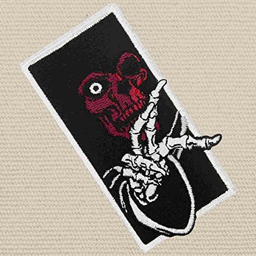 Повик на смртта, Грим Reaper Patch Везено Апликација со значка железо на шиење на амблем