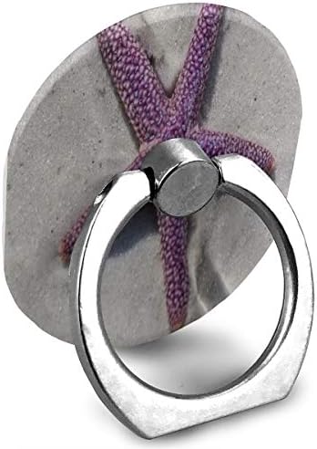 Држач за мобилни телефони Виолетова роза прстен мобилен телефон Стенд прилагодлив 360 ° држач за ротација на прсти за iPad, поттикне,