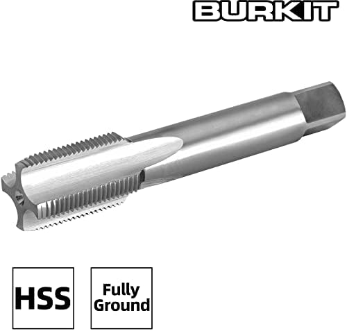 Burkit M35 x 1 Thread Tap Десната рака, HSS M35 x 1.0 директно флуидна машина Допрете