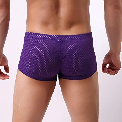2023 Нови машки рамни тенок панталони за дишење на долна облека модерни спортски обични спортски боксери со блиска фитинг удобност клуб за машка долна облека