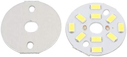 QTQGOITEM 5PCS 5W 10 LED диоди 5730 SMD SMD SMD SMD чиста бела LED таванска табла за светло на таванот