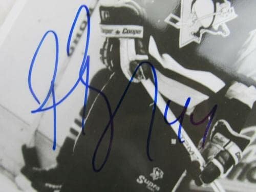 Роб Браун потпиша автоматски автограм 8x10 Фото II - автограмирани фотографии од NHL