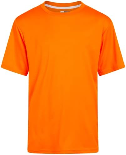 Атлетска маица на момчињата RBX-3 пакувања со активни перформанси со суво вклопување во спортска тита