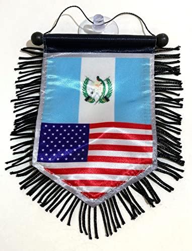 Гватемала Американски мини банер спортско знаме за автомобил и домашна декорација врата прозорец ѕид мало знаме виси декор додатоци